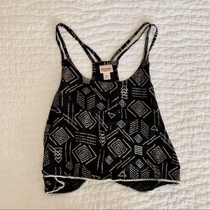 Mossimo Patterned Crop Top